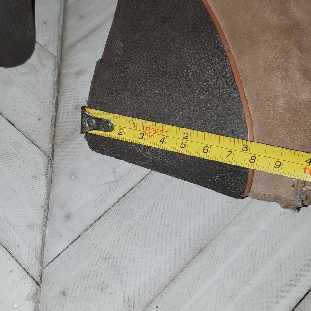 Sperry Size 9 Tan Suede Wedge Booties - Picture 6 of 7